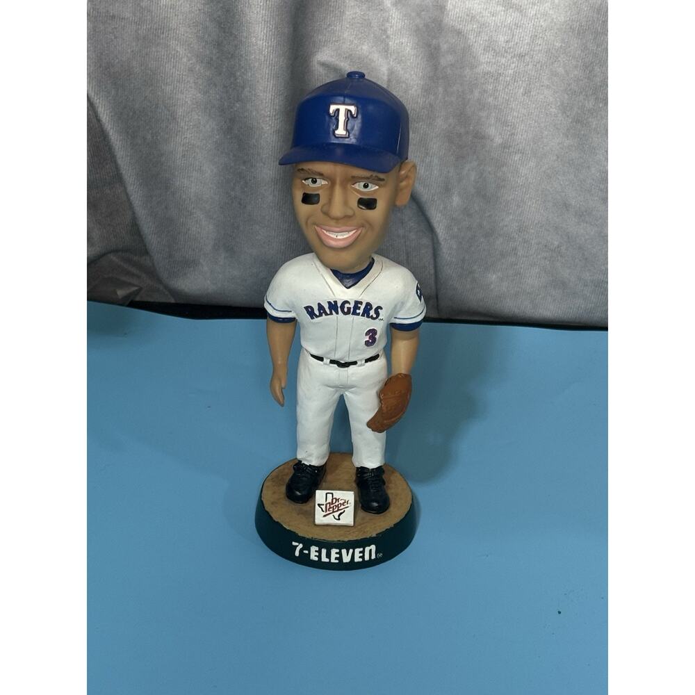 2002 Alex Rodriguez Texas Rangers Bobblehead 7-Eleven Dr Pepper